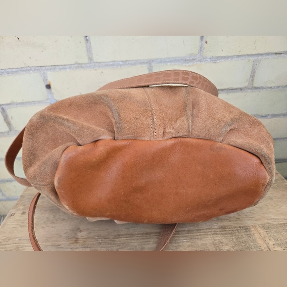 Vintage Hand Crafted Suede Bag - Picture 12 of 16